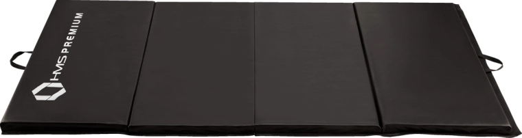 Zložljiva fitnes blazina HMS Premium MGS01, črna