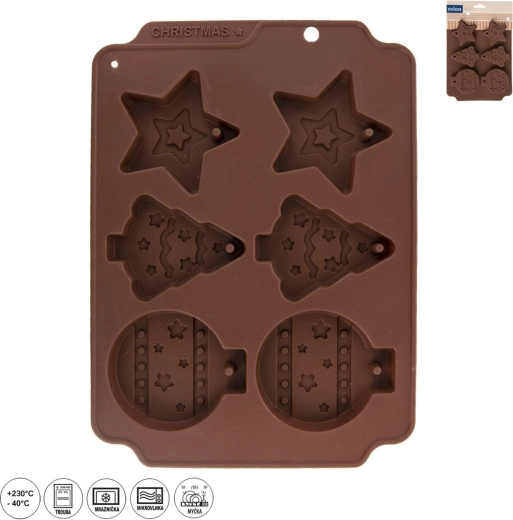 Orion Sillinie Silicone Christmas Cookie Mold