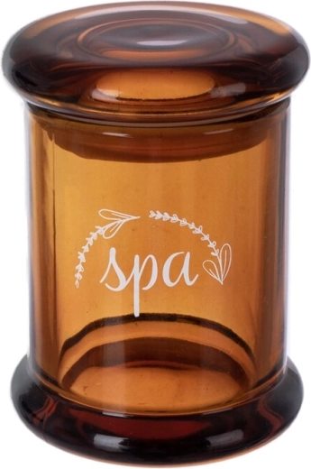 Kozmetični lonček iz rjavega stekla SPA s pokrovčkom 60 ml