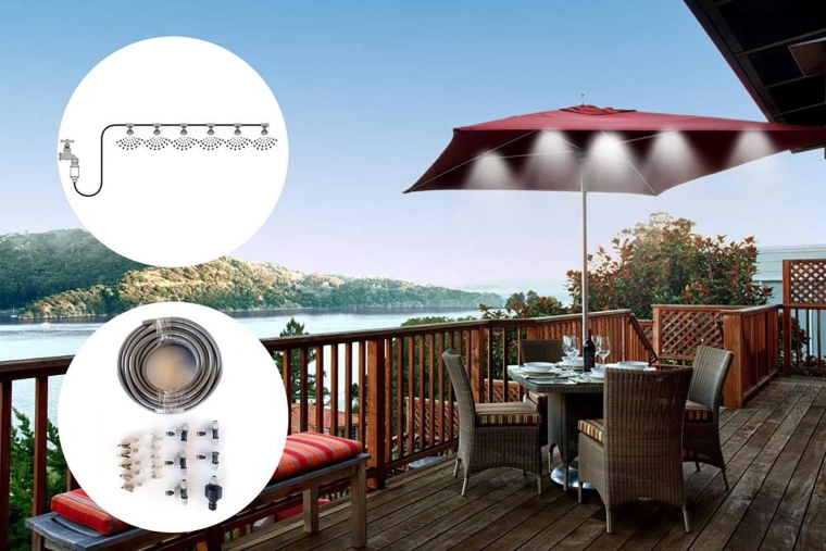 Hladilna megla za zunanje sedenje