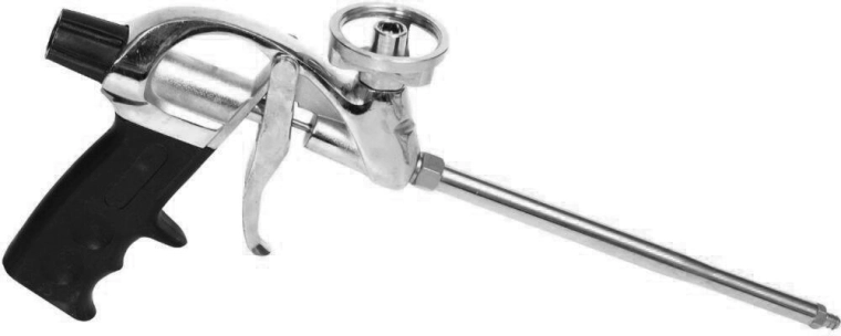 Popolnoma kovinska pištola za montažne PUR pene