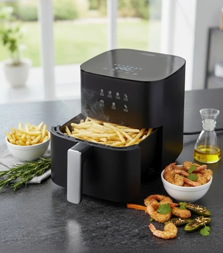 Healthier cooking with hot air