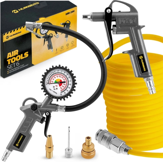 Komplet pnevmatskega orodja 6 v 1 za kompresor HUMBERG