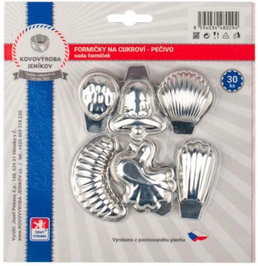 Set mini modelčkov za piškote 30 kos