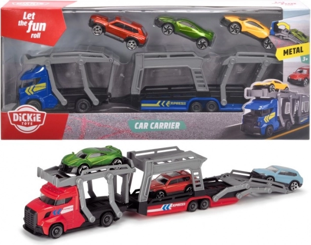 Avtotransporter s 3 avtomobilčki, 28 cm – 2 različici