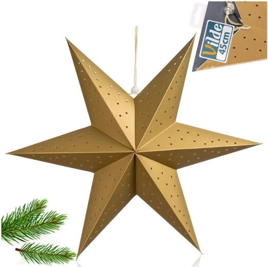 Striking six-pointed decoration