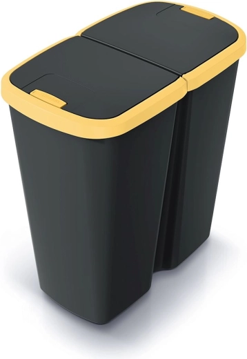 Koš za odpadke Compacta Q Duo 45 l z dvema pokrovoma