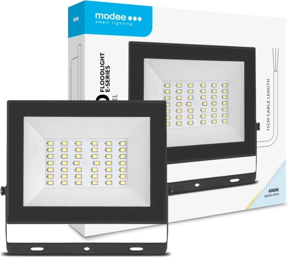 LED reflektor MODEE E‑Series Slim 30 W, 2400 lm, 120°, hladno bela