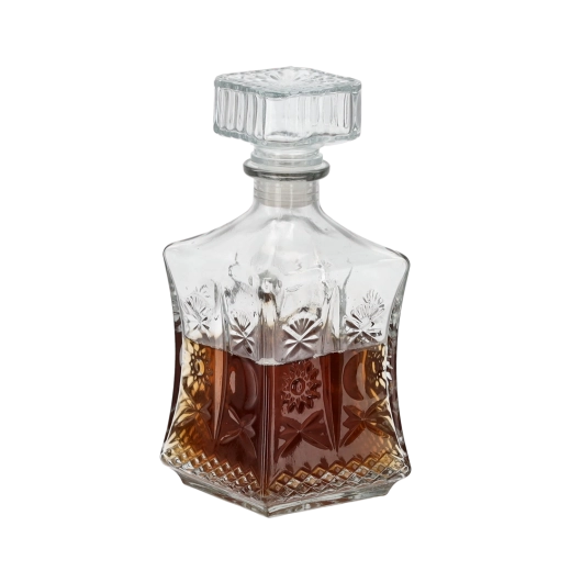 Stekleni zamašek s tesnilom za ohranjanje arome