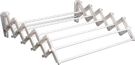 Harmonika sušilnik za perilo Praktik 80 cm bel