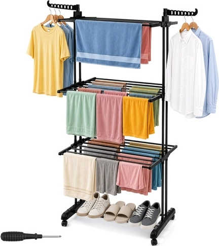 3 drying levels for more laundry