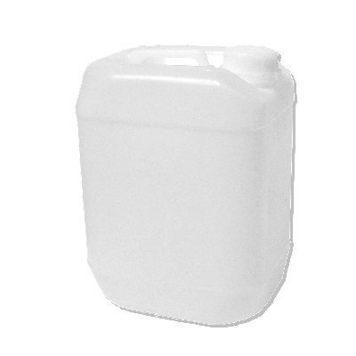 Plastični kanister 5 l iz HDPE, prozoren, zapiralni pokrov 38 mm