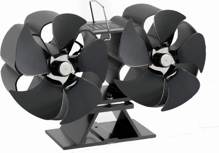 Kaminški termoelektrični ventilator EPSILON z 2 propelerjema