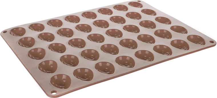 Silikonski pekač za orehe, 40 kosov, rjav