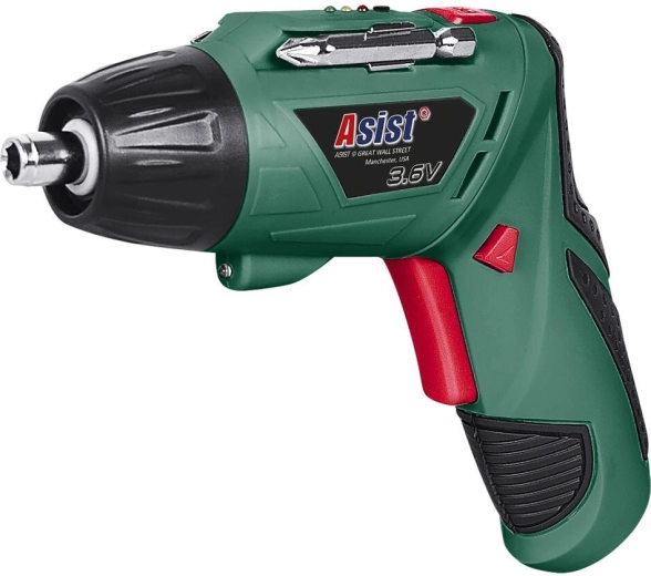 Akumulatorski vijačnik ASIST 3,6 V z USB polnjenjem