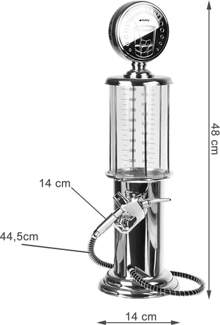 Prostornina 1 liter za daljše točenje