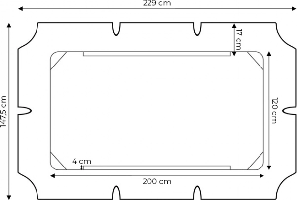 Universal size for common swings