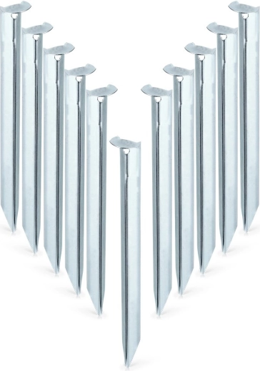 Kovinski šotorski količki 23 cm – set 10 kosov