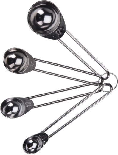 Stainless Steel Measuring Spoons, Set of 4