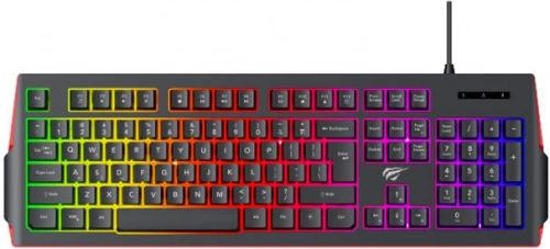 Membranska igralna tipkovnica HAVIT z RGB osvetlitvijo
