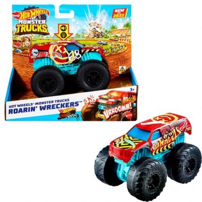 Hot Wheels Monster Trucks Race Ace with sound and light effects 1:43 – Bone