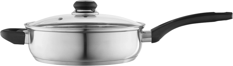 Altom Design Emilio nerjaveča globoka ponev s pokrovom 24 cm, 2,8 l