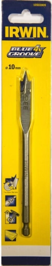 Flat Wood Drill Bit 10 mm IRWIN Blue Groove