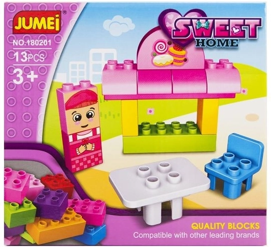 Jumei kocke Sweet home slaščičarna (13 delov, 20 × 19 cm) - 1 kos