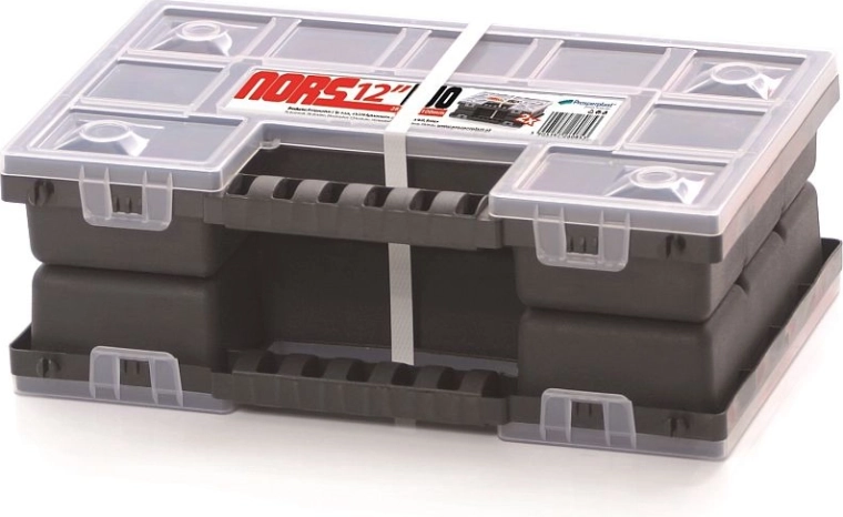Plastični organizator NORS DUO – komplet dveh medsebojno združljivih škatel
