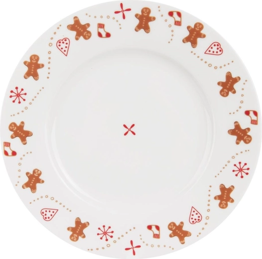 Porcelanast desertni krožnik z božičnim motivom Orion 20 cm