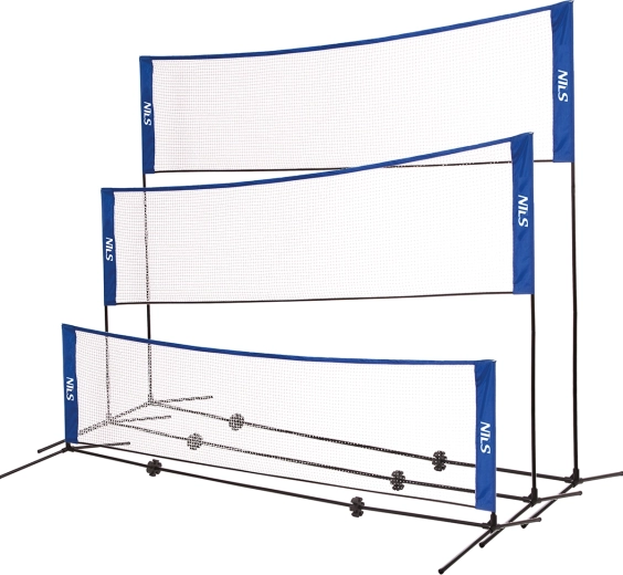 Zložljiva mreža 3v1 za badminton, tenis in odbojko NILS EXTREME NT7111