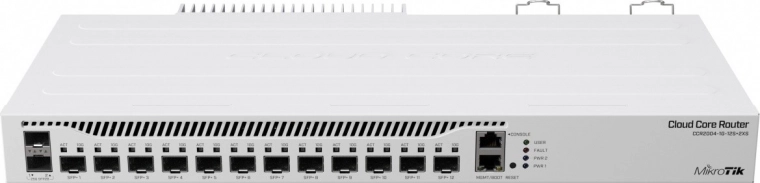 MikroTik Cloud Core Router CCR2004 z 12× SFP+ in 2× SFP28