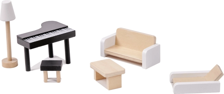 Bogat komplet pohištva in dodatkov