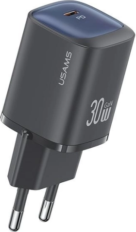 Omrežni polnilec USB‑C 30 W GaN črna