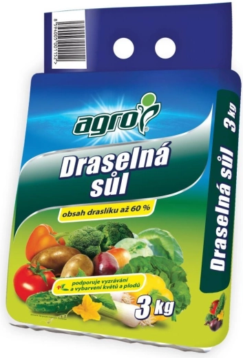Gnojilo kalijeva sol 3 kg AGRO