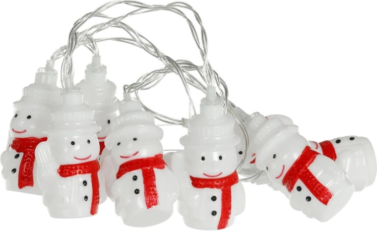 Retlux Christmas LED Garland with Snowmen