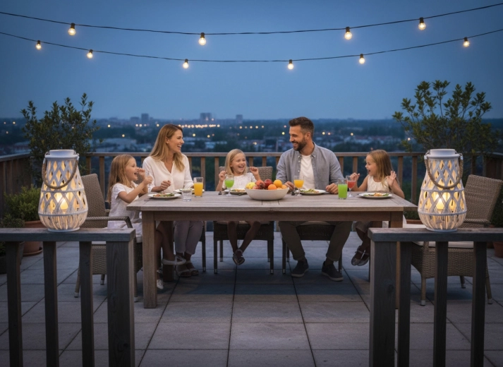 Pripravljen tudi za večere na terasi