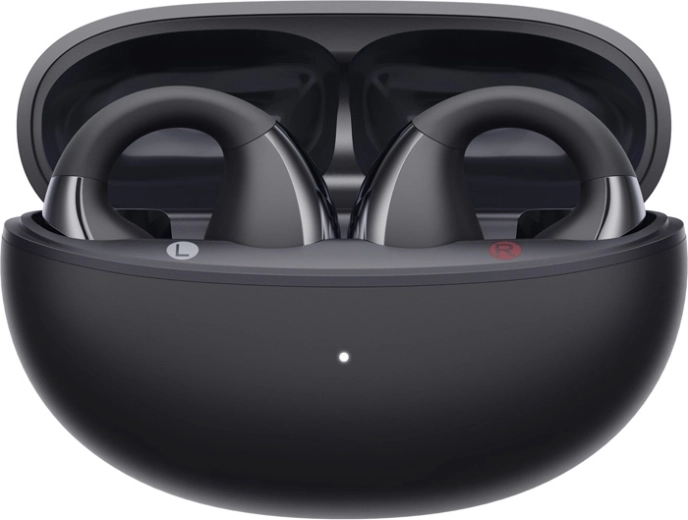 Qcy crossky clip c30s brezžične odprte slušalke za ušesa (črna)