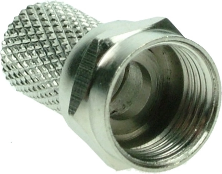 Solight antenski vijačni F-konektor 6,5 mm (10 kosov)
