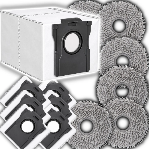Komplet dodatkov za robotske sesalnike Dreame (mopi + vrečke), združljiv z L10S Ultra Gen 2/3, L40, X40, X50