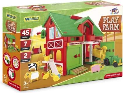 Play House kmetija – igralni set z figuricami in traktorjem 37 cm