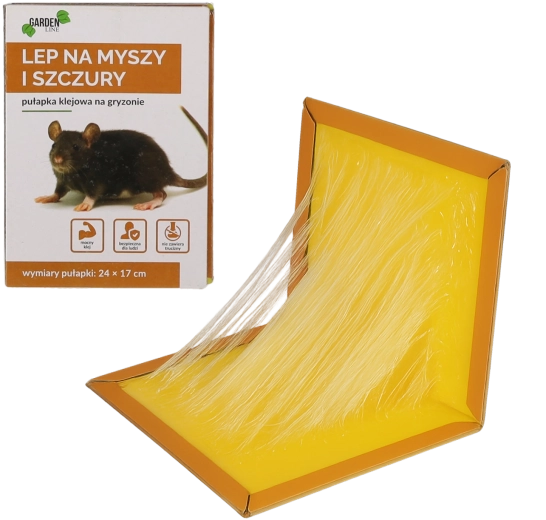 Lepljiva past za miši in podgane 24 × 17 cm