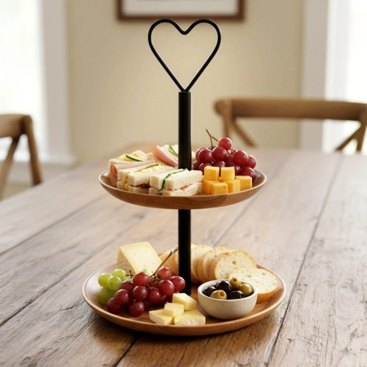 Dvonadstropna postrežba z varčevanjem prostora