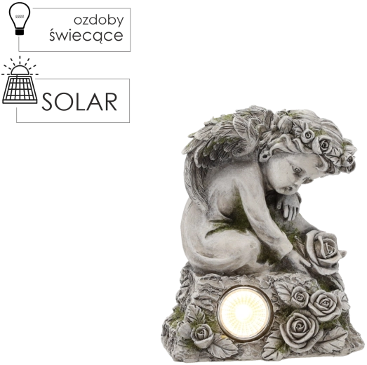 Dekorativna angelska figurica z LED osvetlitvijo GardenLine