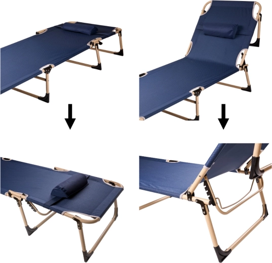 Backrest adjustable to 4 positions