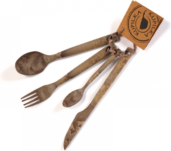 Kemping jedilni pribor KUPILKA Cutlery Brown