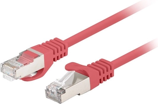 Patchcord Cat.6 FTP 1 m, 10 kosov, rdeč