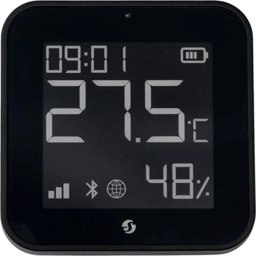 Shelly BLU H&T Display ZB senzor temperature, vlažnosti in osvetlitve z e‑paper zaslonom