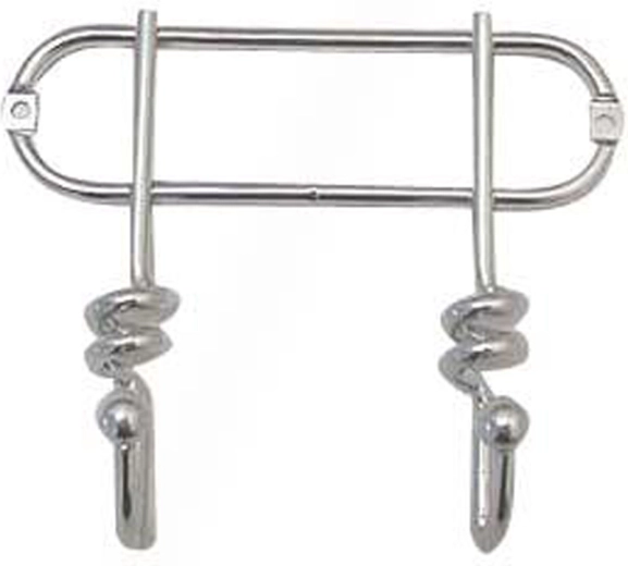 Stenski obešalnik Toro Twist z 2 kljukama