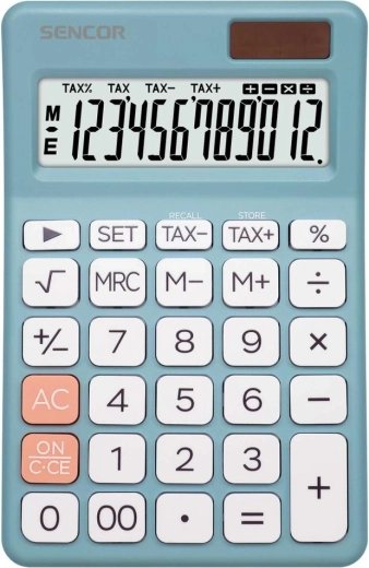 Namizni kalkulator Sencor SEC 381 Tax Blue